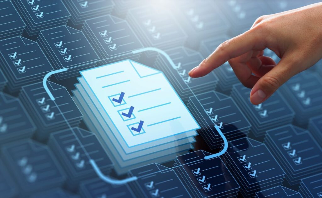 Digitale Betriebsdatenerfassung mit automatisierter Checkliste – Optimierung von Prozessen durch präzise Datenerfassung.