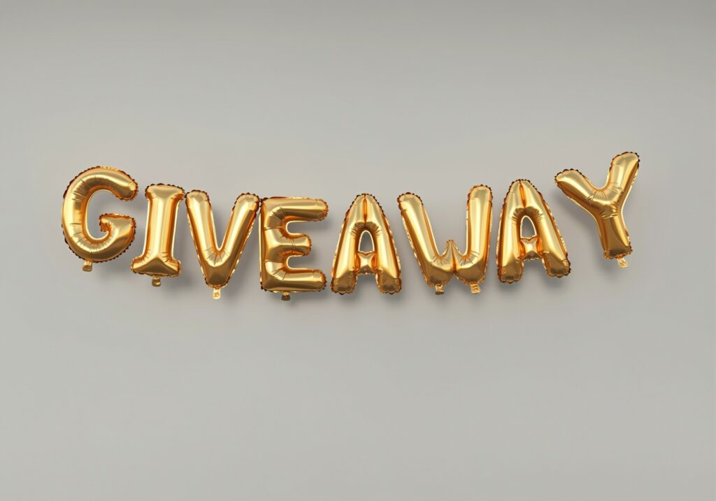 Goldene Ballons mit Schriftzug Giveaway | Buttons online bestellen